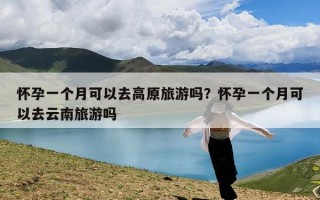 怀孕一个月可以去高原旅游吗？怀孕一个月可以去云南旅游吗