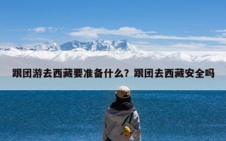 跟团游去西藏要准备什么？跟团去西藏安全吗