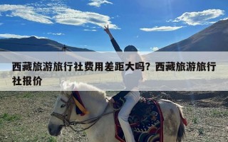 西藏旅游旅行社费用差距大吗？西藏旅游旅行社报价