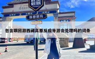 包含跟团游西藏高原反应导游会处理吗的词条