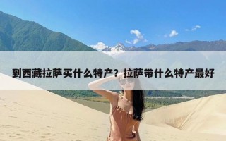 到西藏拉萨买什么特产？拉萨带什么特产最好