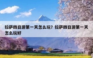 拉萨四日游第一天怎么玩？拉萨四日游第一天怎么玩好