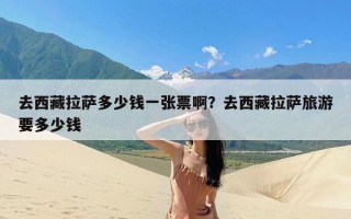 去西藏拉萨多少钱一张票啊？去西藏拉萨旅游要多少钱