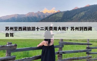 苏州至西藏旅游十二天费用大概？苏州到西藏自驾