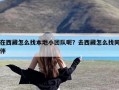 在西藏怎么找本地小团队呢？去西藏怎么找同伴