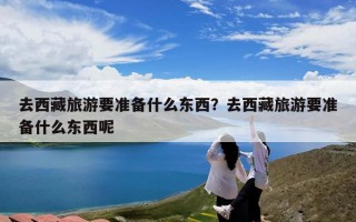 去西藏旅游要准备什么东西？去西藏旅游要准备什么东西呢