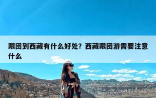 跟团到西藏有什么好处？西藏跟团游需要注意什么